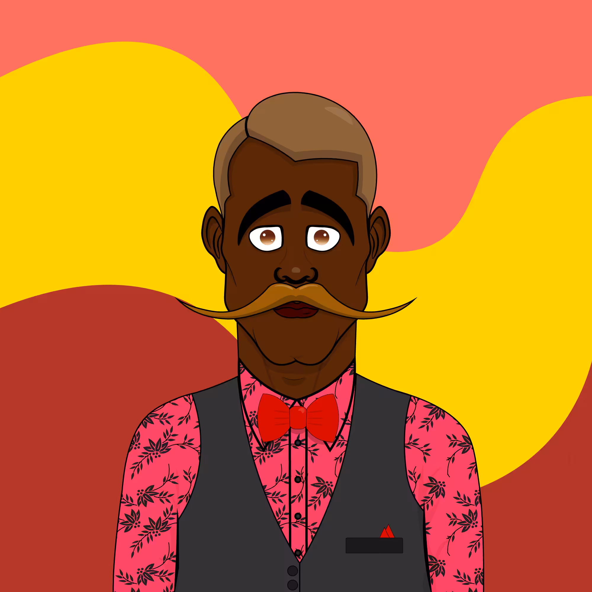 Mustachioed #17