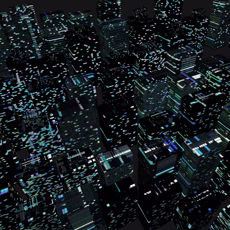 Night city glow #47