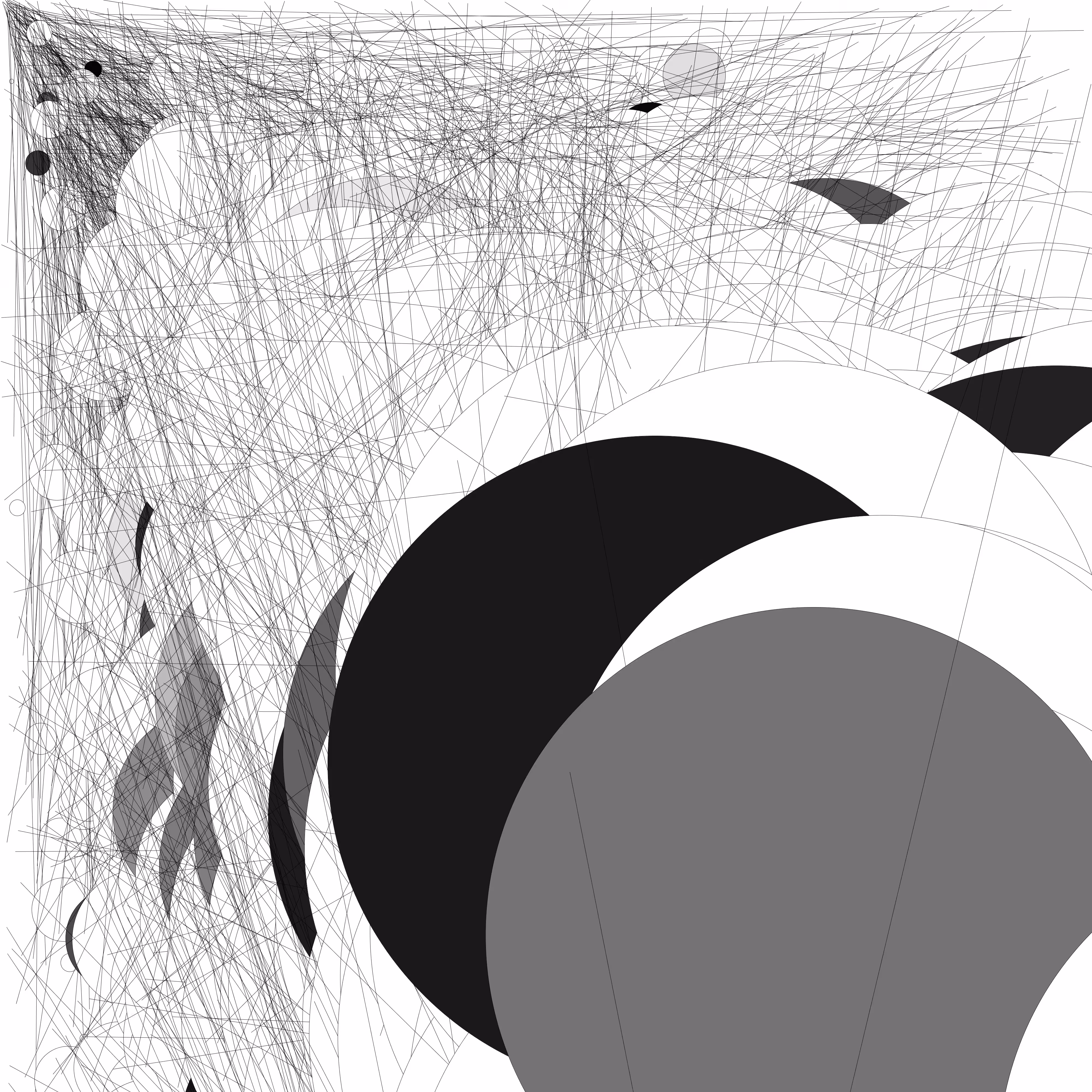 after Frieder Nake (circles)