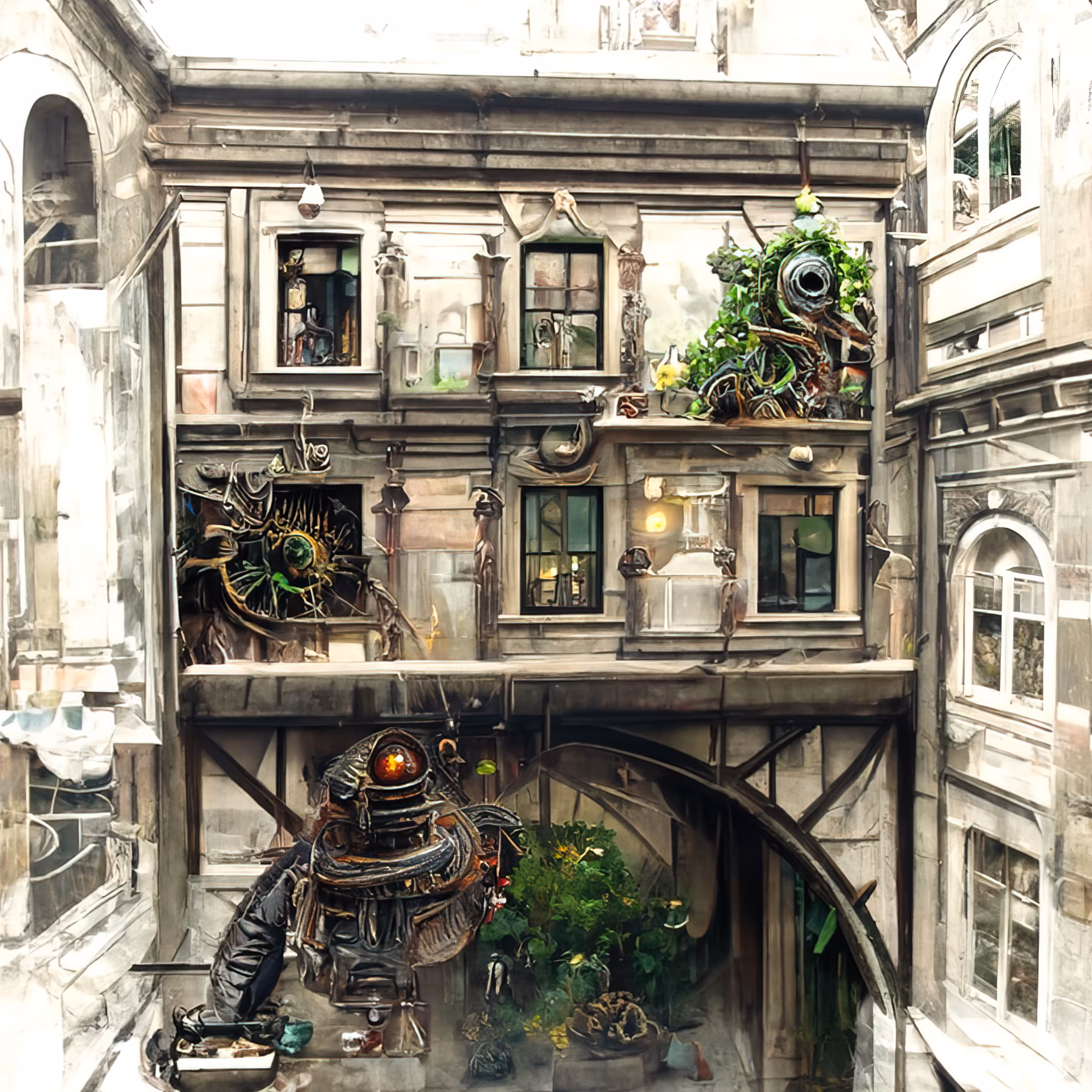 SteamPunk cityScape #028