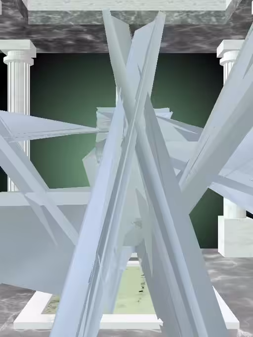 HeavenComputer: The Praying Matte Pale Green Woman #5387