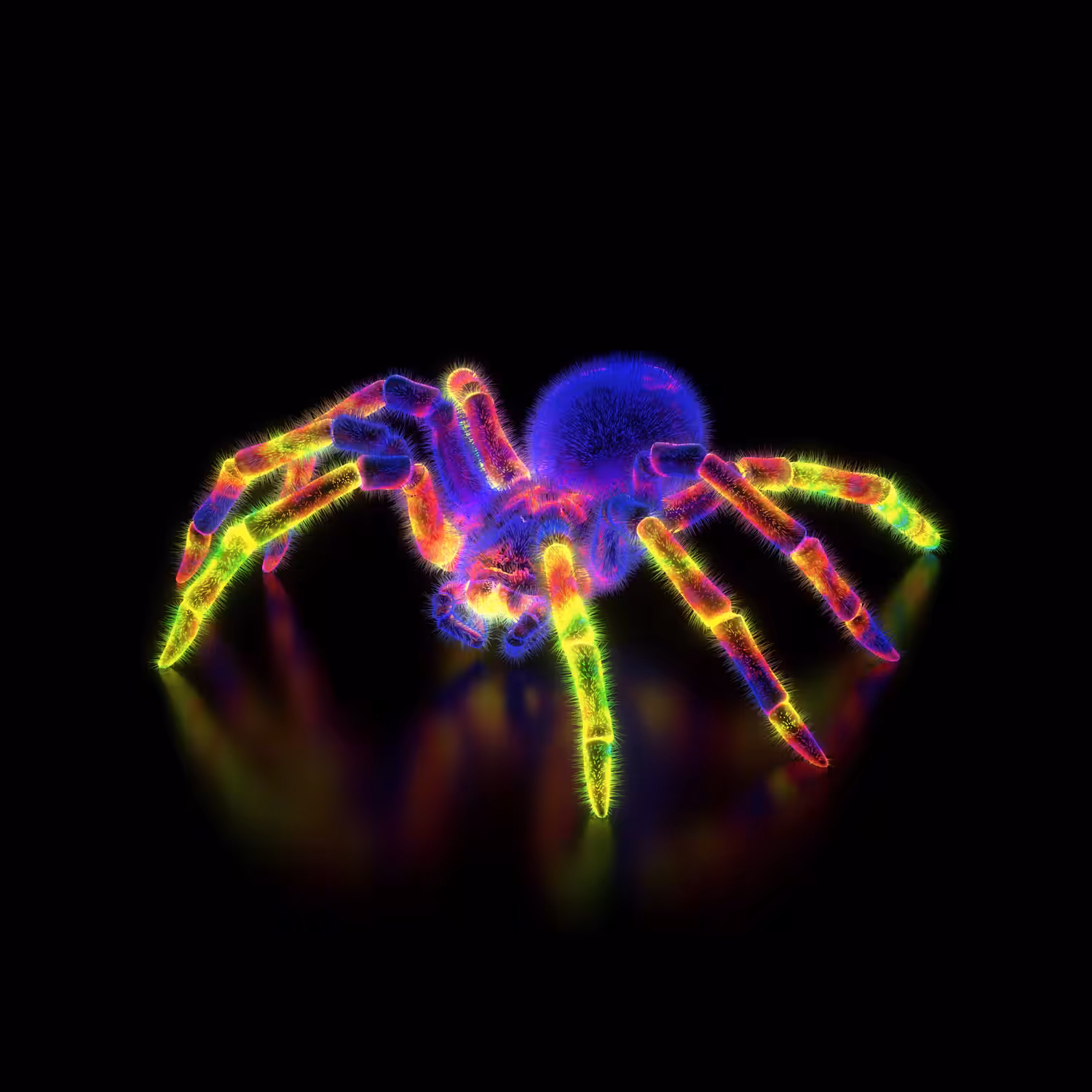 Glowing Spider
