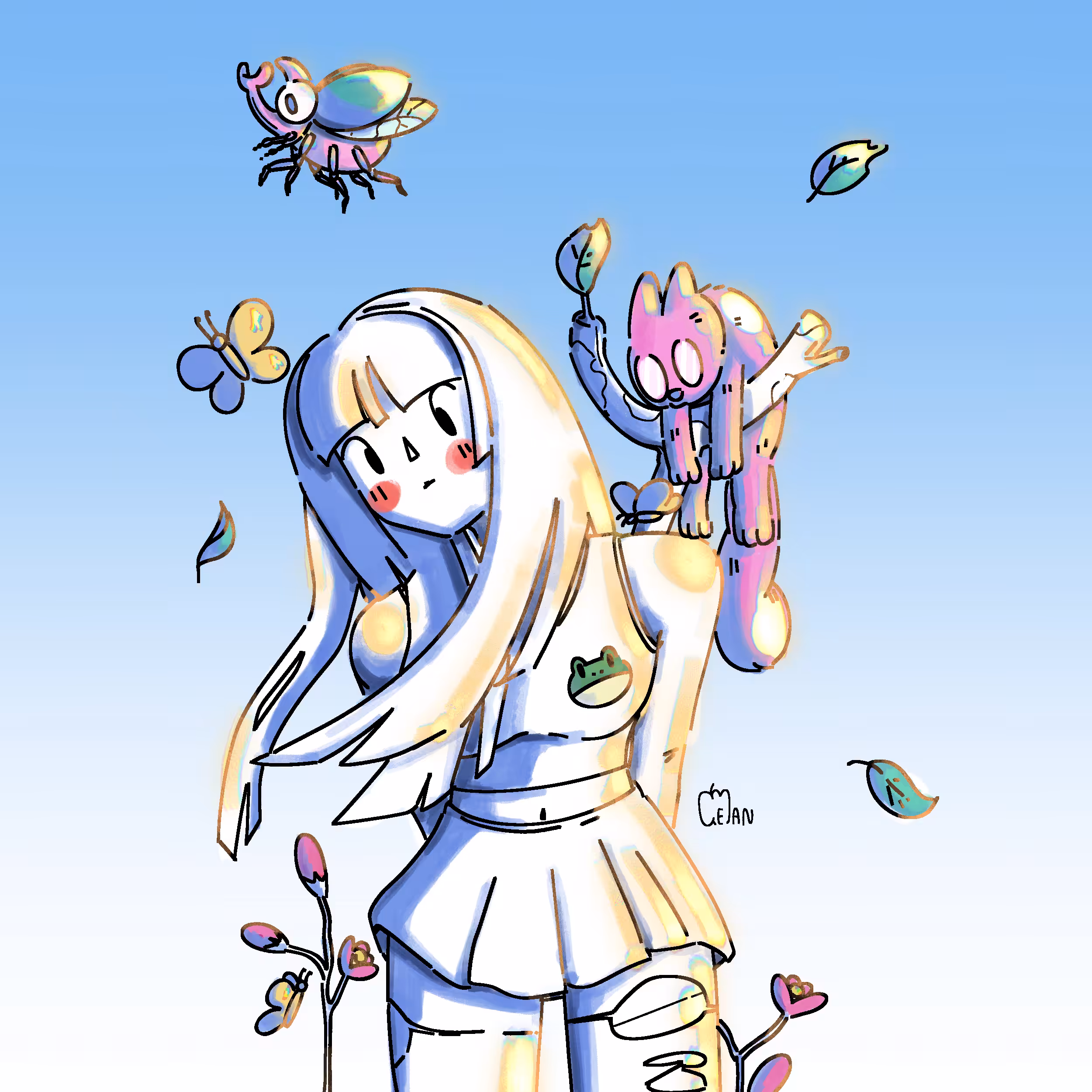 Whispers of Leaves and Insects 