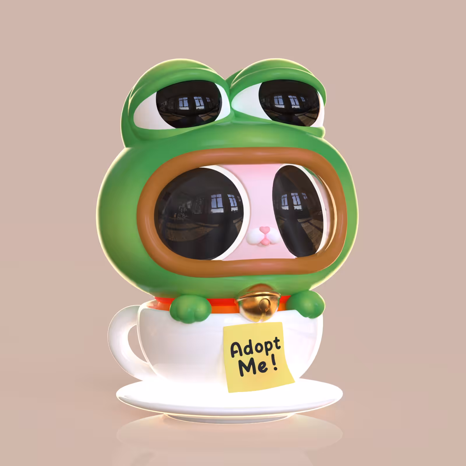 Cupcat #029 Frog