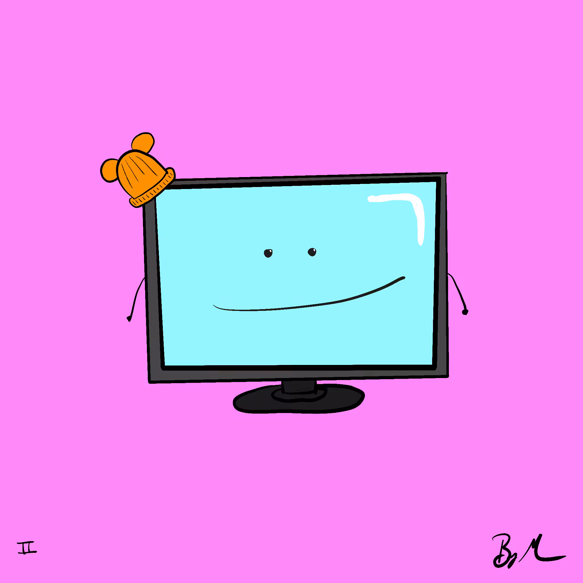 #70 JP, the Satisfied Monitor