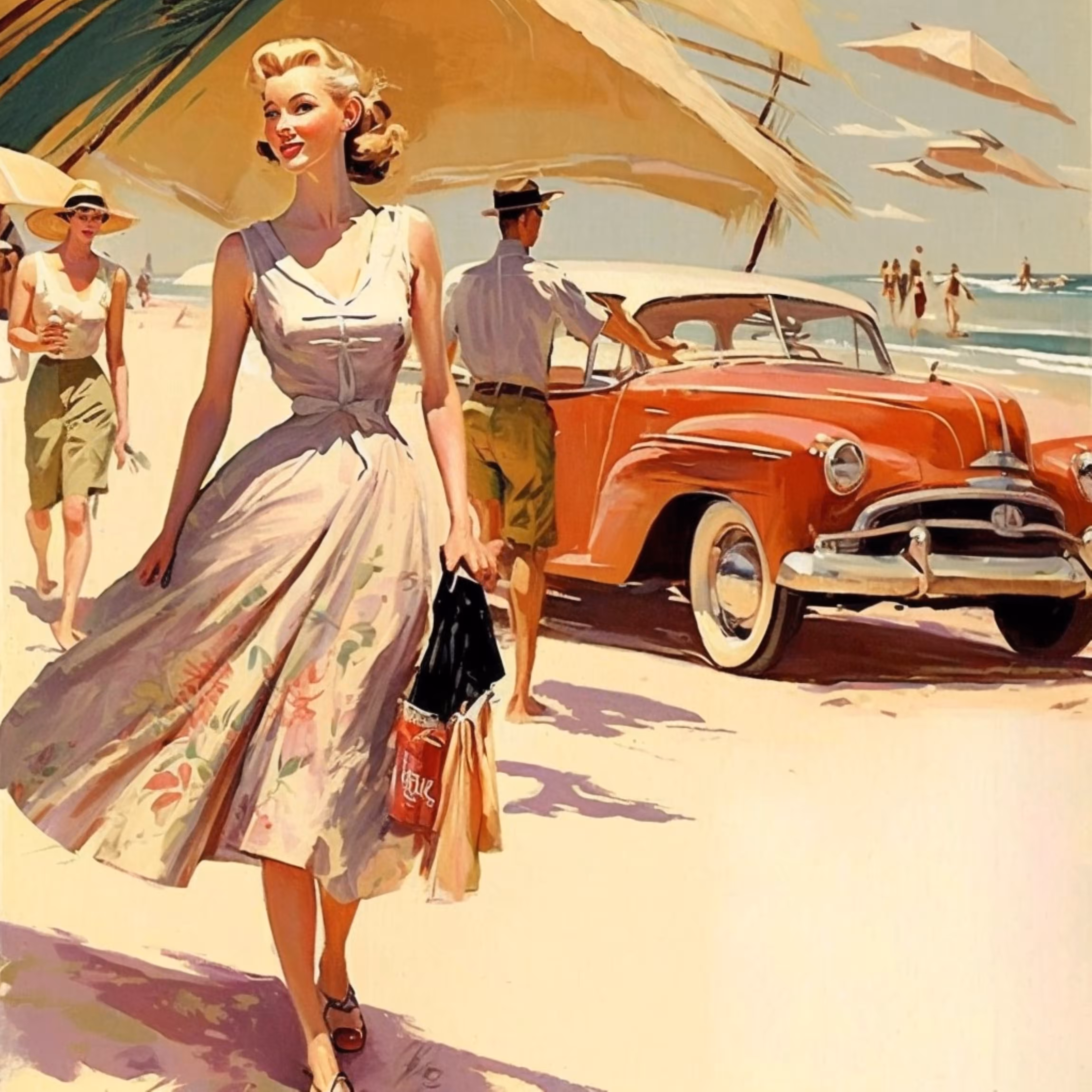 Family Day at the Seaside 