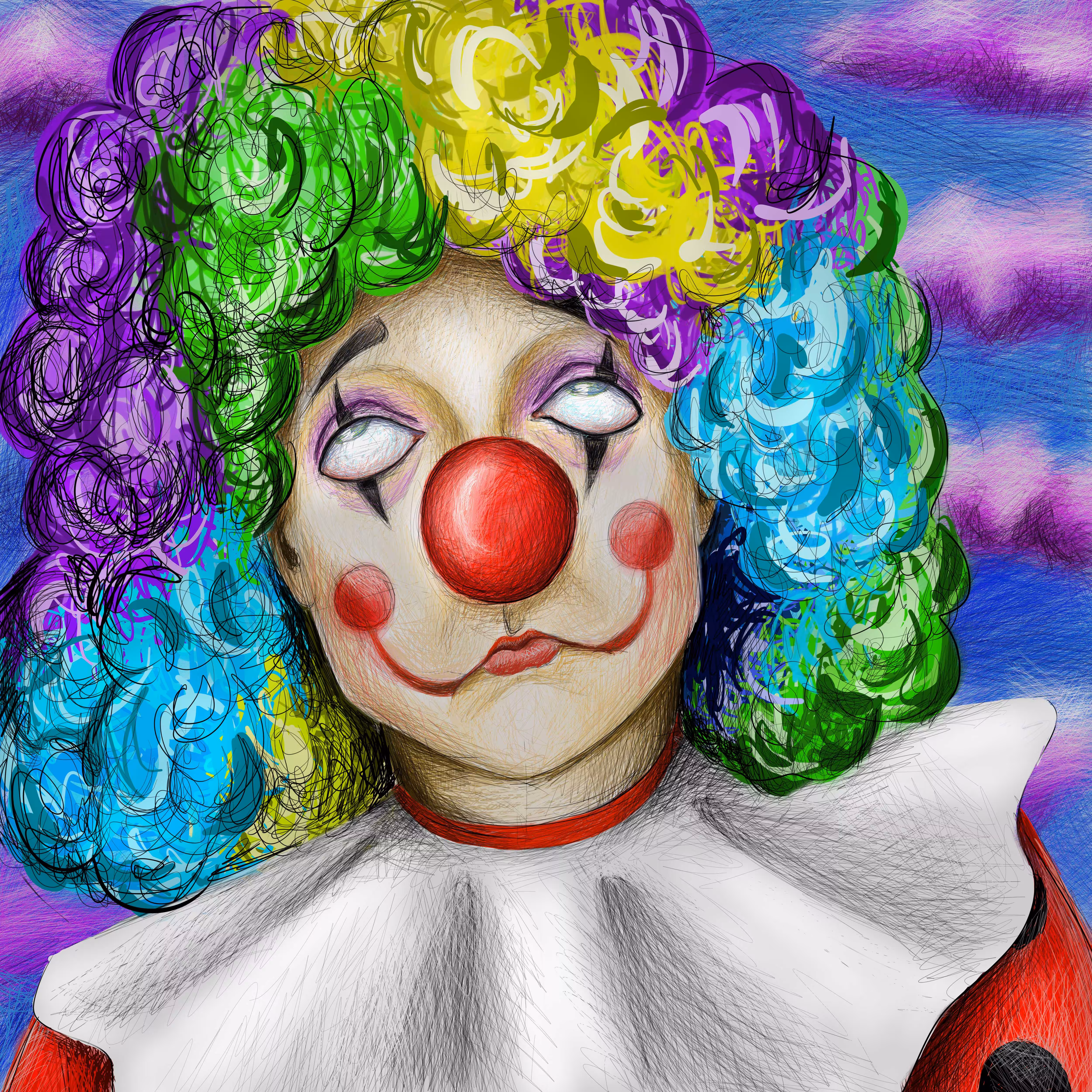 The clown side