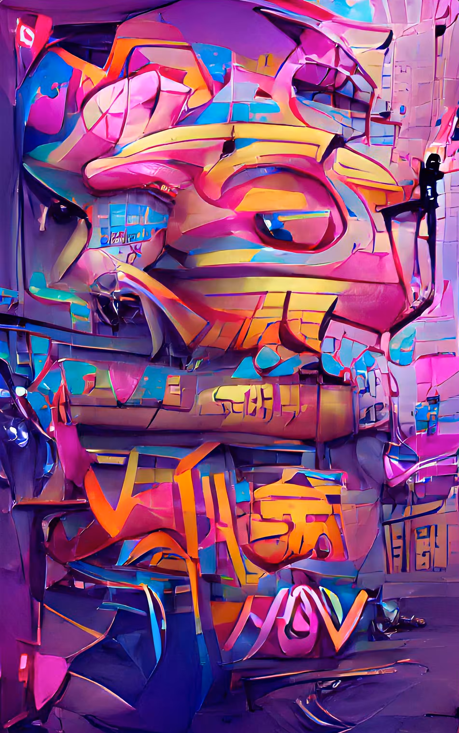 AI Graffiti - Urban Scrawl #05