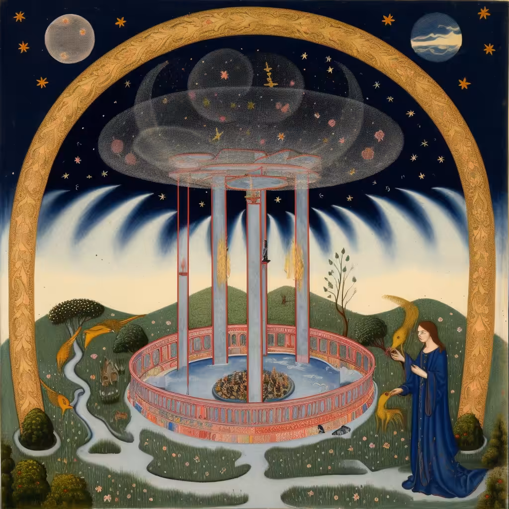 A fountain