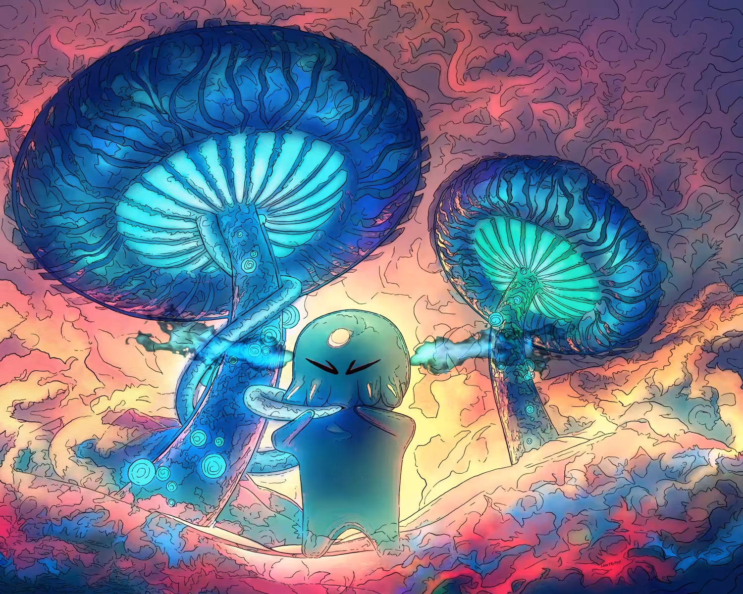 Mushroom slushy