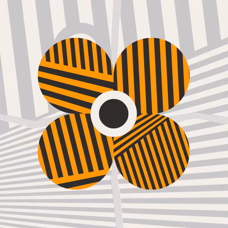 Dazzle Bloom: Big Orange #9