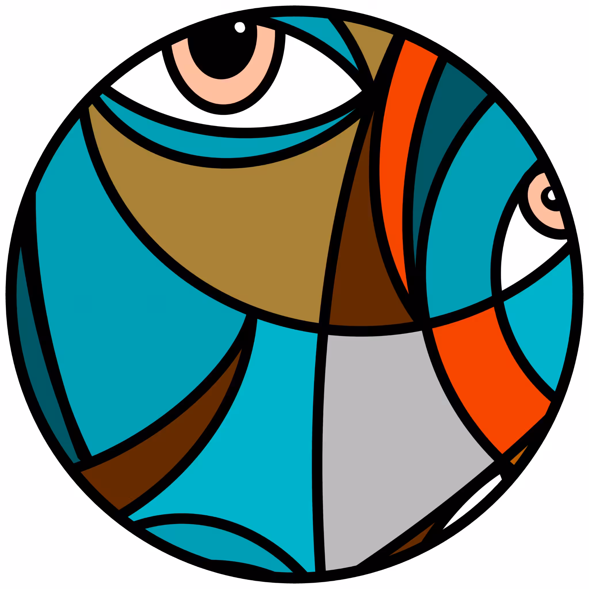 Cubist Circle 145