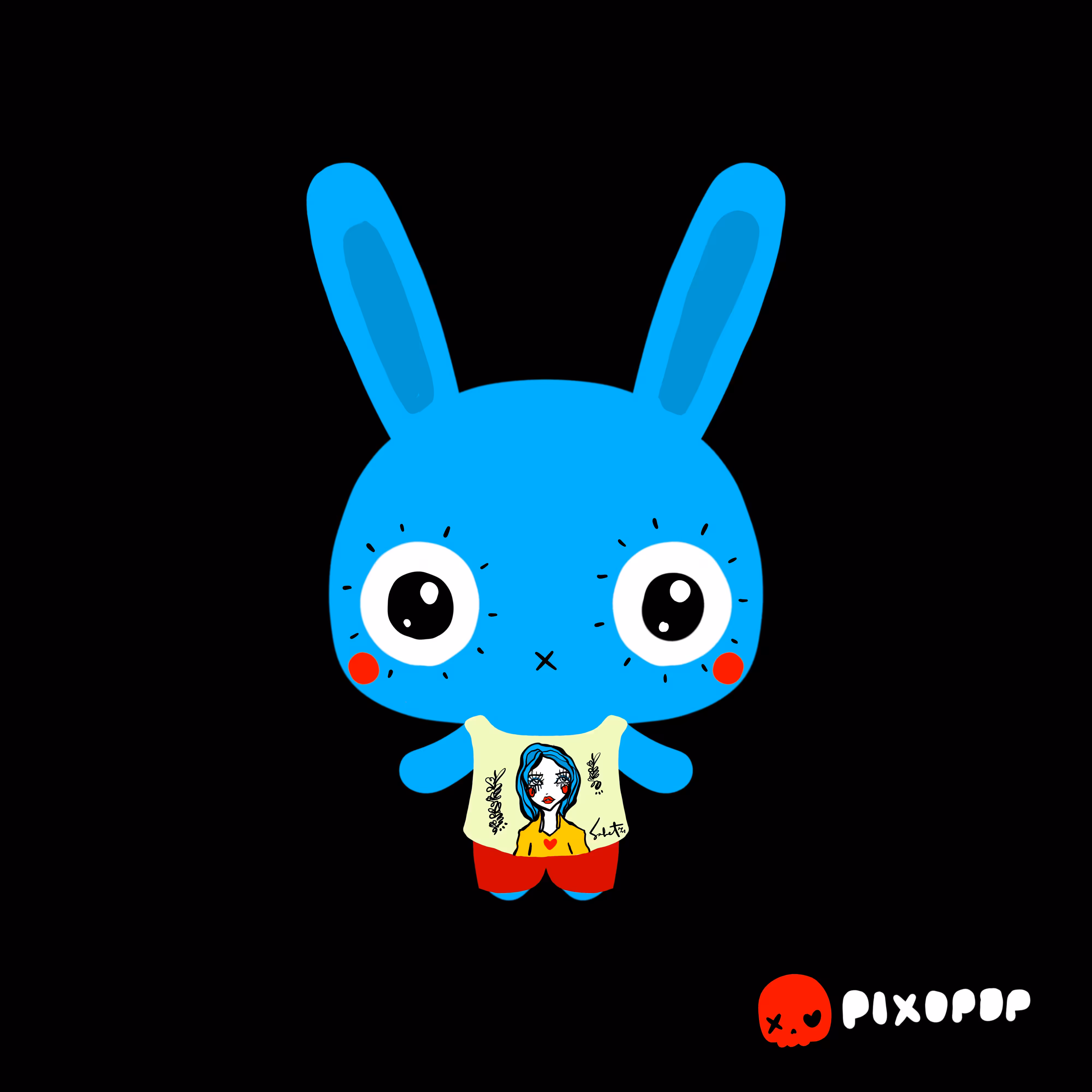 PIXOPOP CUTIES:  Stitch Bunny #84