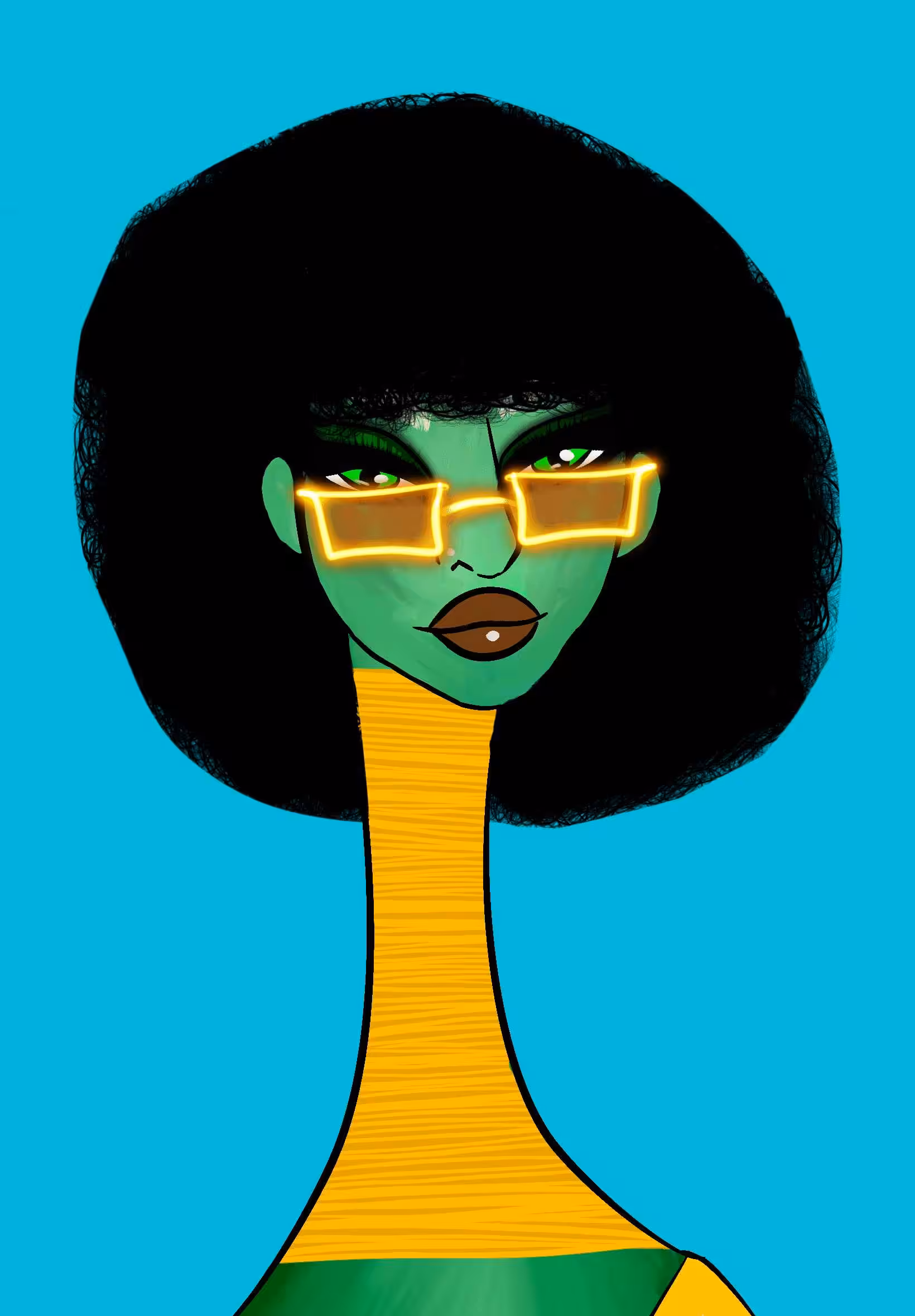 Long Neckie Ladies: Long Neckie Lady #1633
