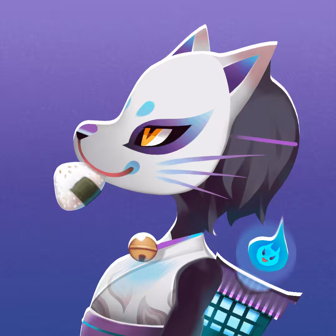 Kitsune-Blue Flame
