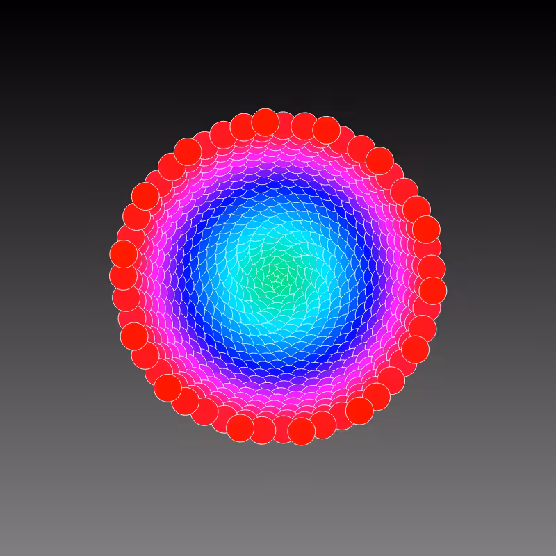 RAINBOW FLOWERS #33