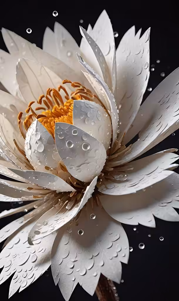 Flower World in Digital Dew