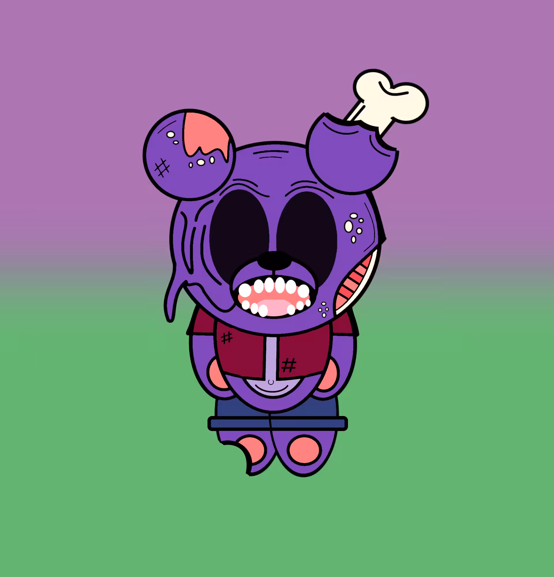 Zombie Kuma (Brother Purple)