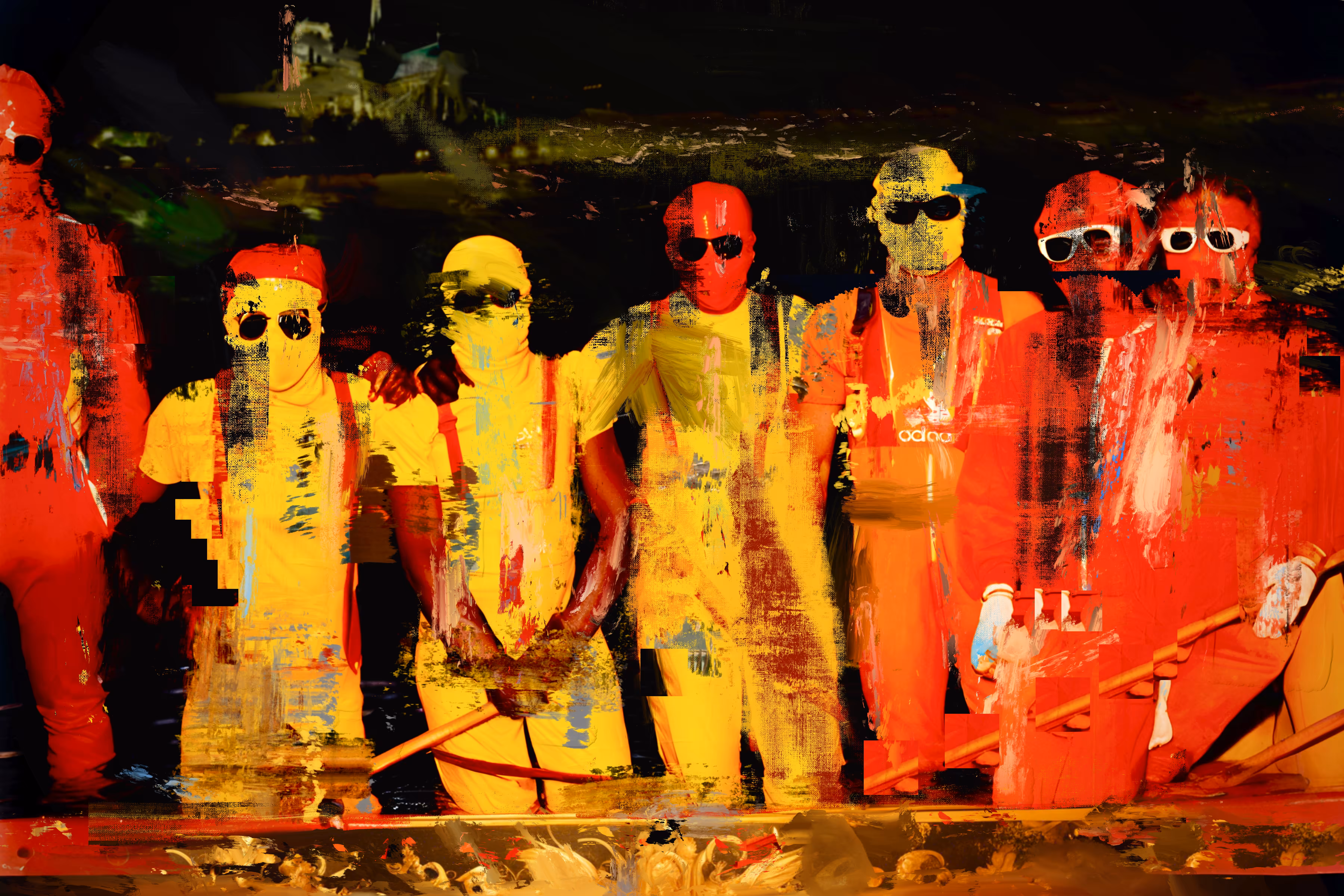 Bathers on the Seine - Baroque Canoe Crew