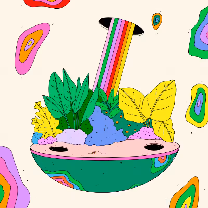 🌈🌴🪐 #125