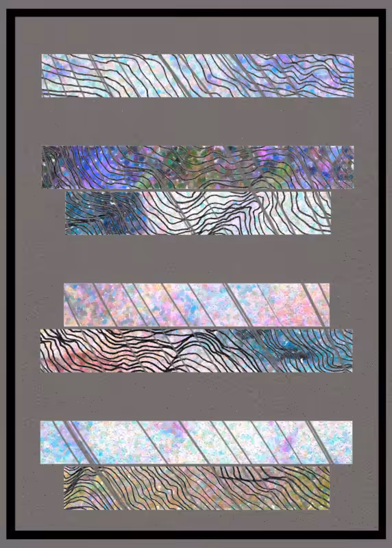 pointillism in lines  #4