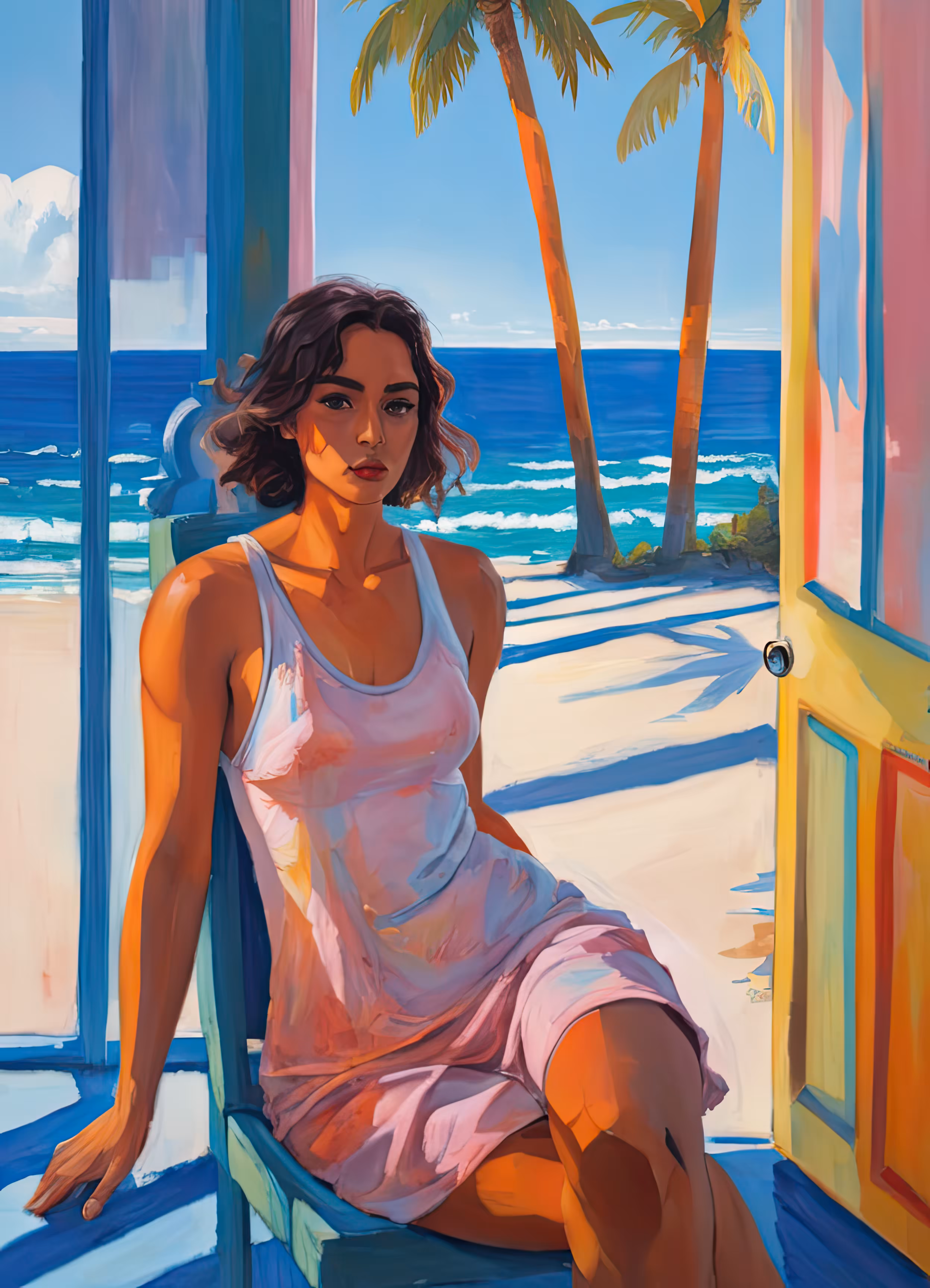 Girl with Ocean