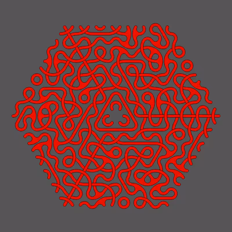 Threefold Symmetry - Dark Variations #72