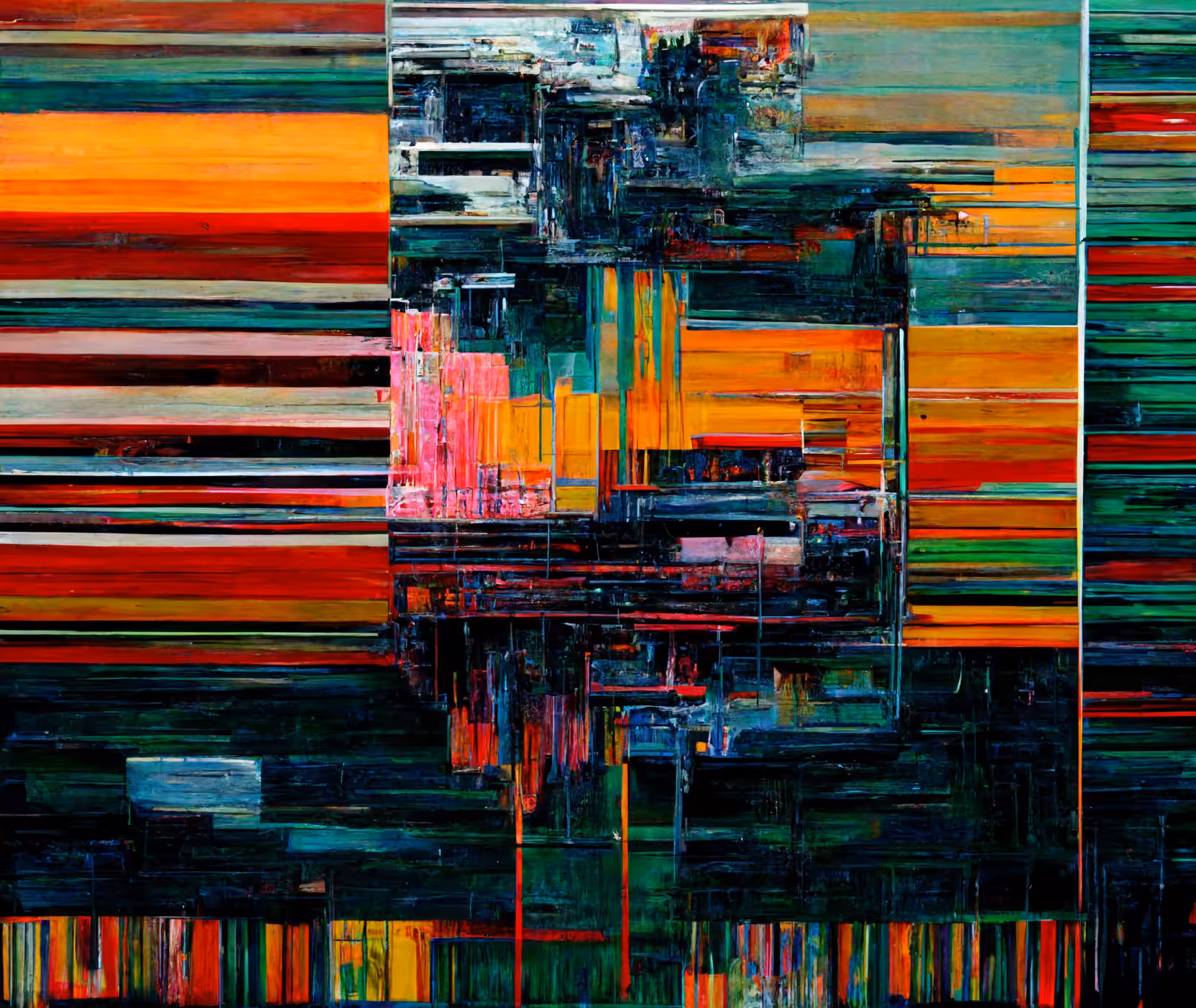 ROBNESS V2 - /IMAGINE: MOTHERBOARD GLITCH ABSTRACT PAINTING