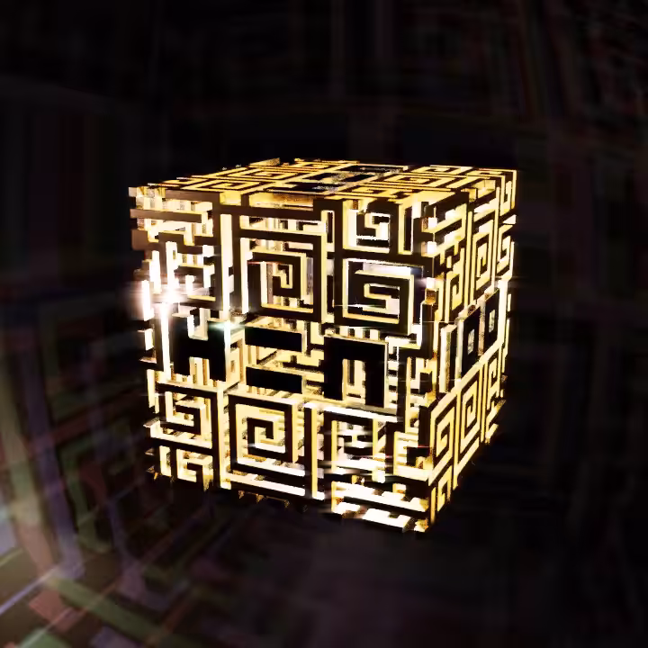 HEN100 Ornate Celebration Cube