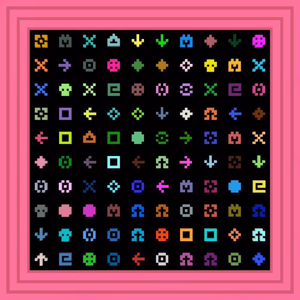 titty titty bang bang :: Procedural Symbols #138/1000