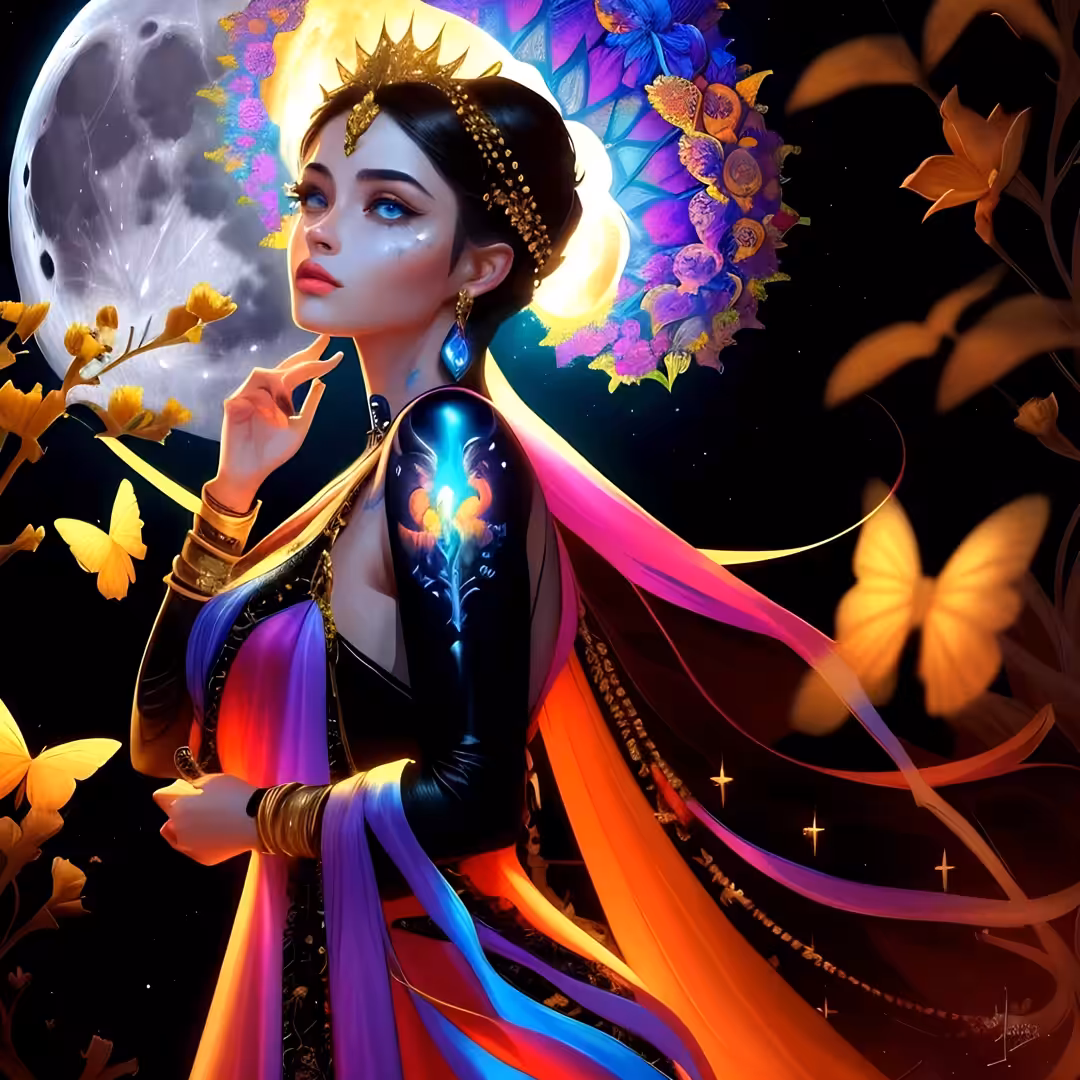 "Moonlit Aura #13"🌙✨