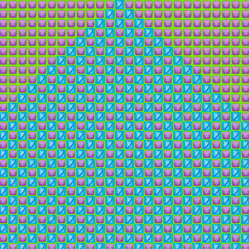 Elementary Cellular Emoji Automata #6