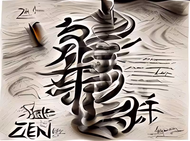 State of Zen Chinese Calligraphy