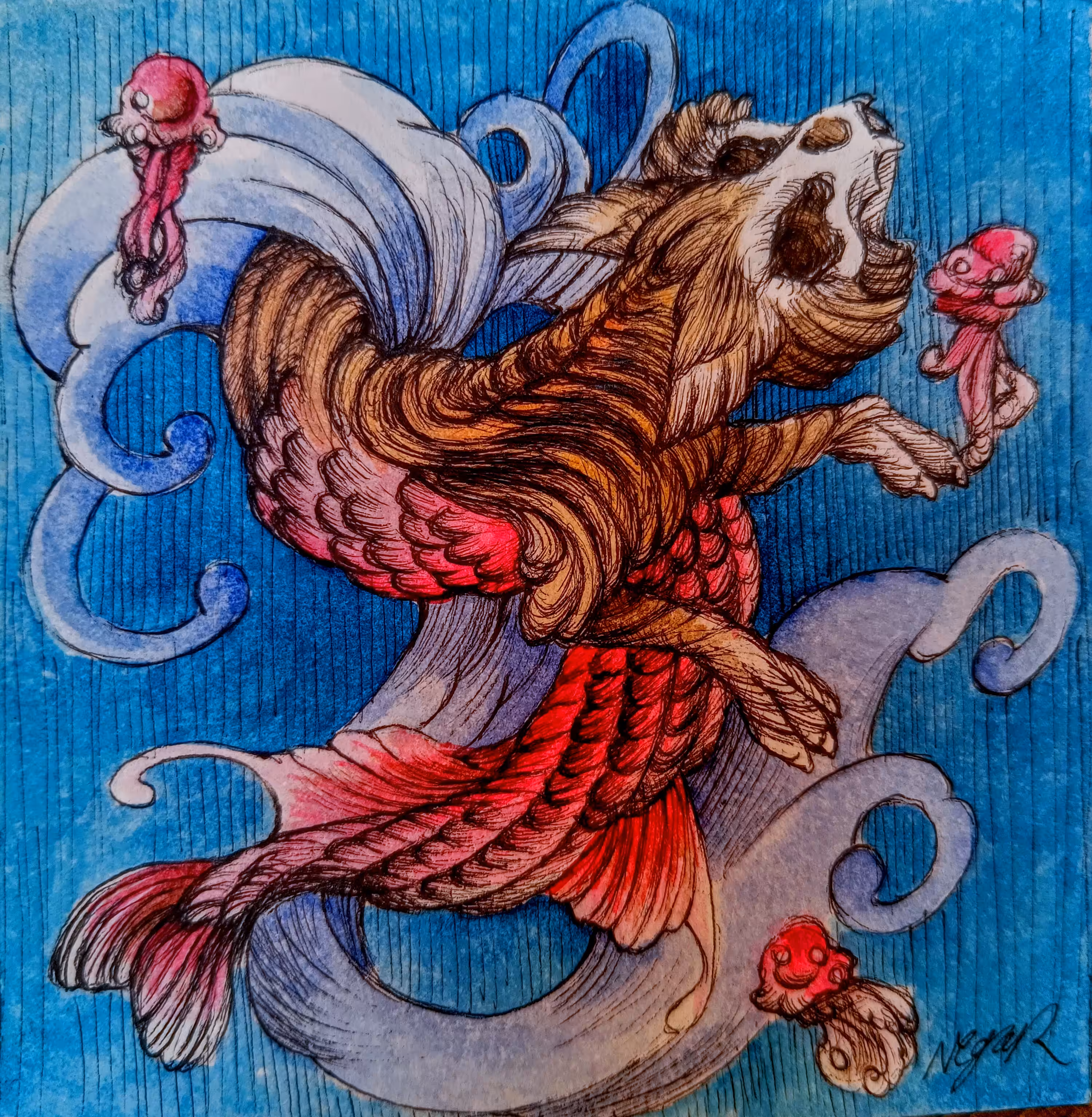 ocean cat dancing