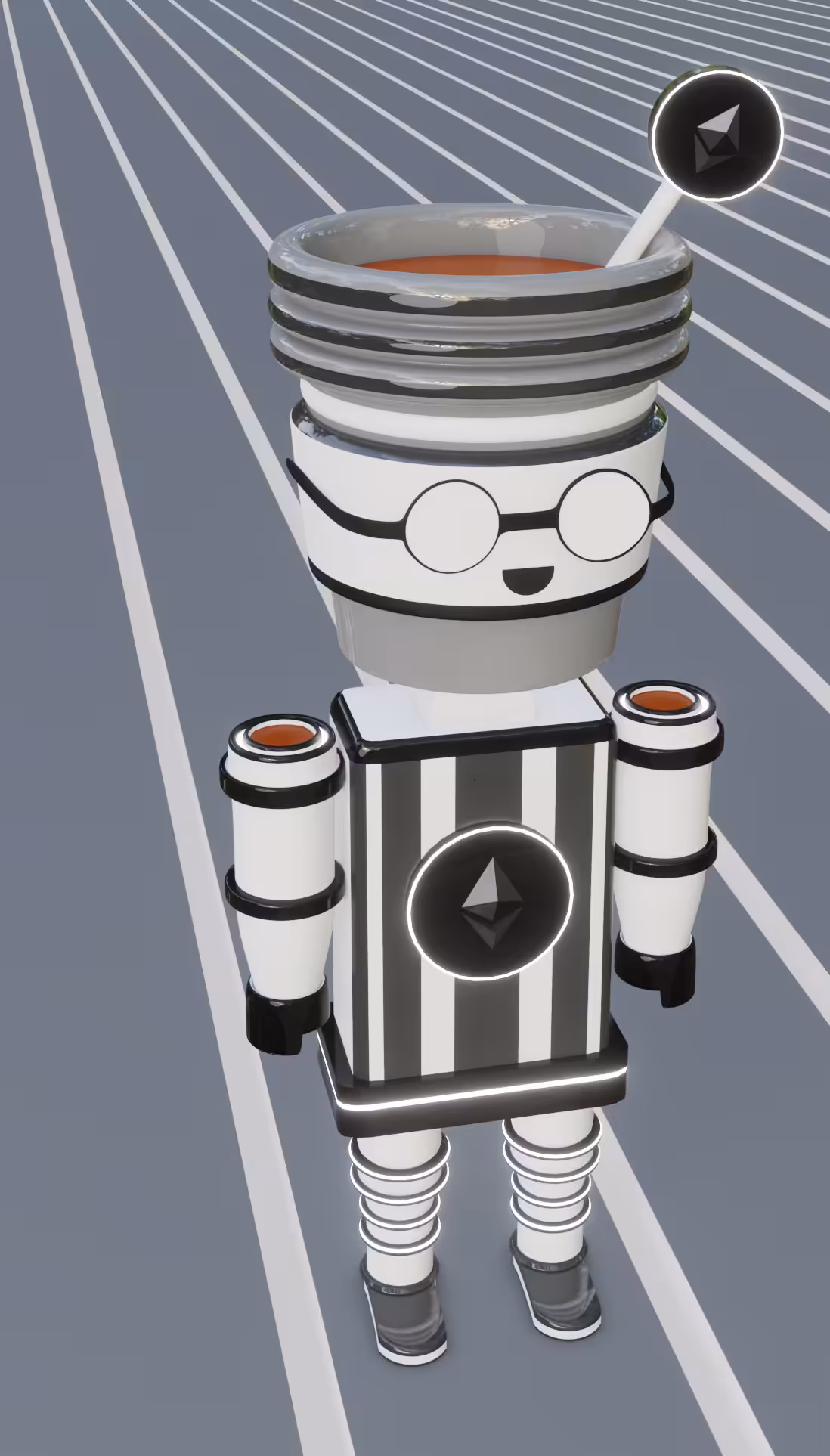 Ethereum Coffee Mascot