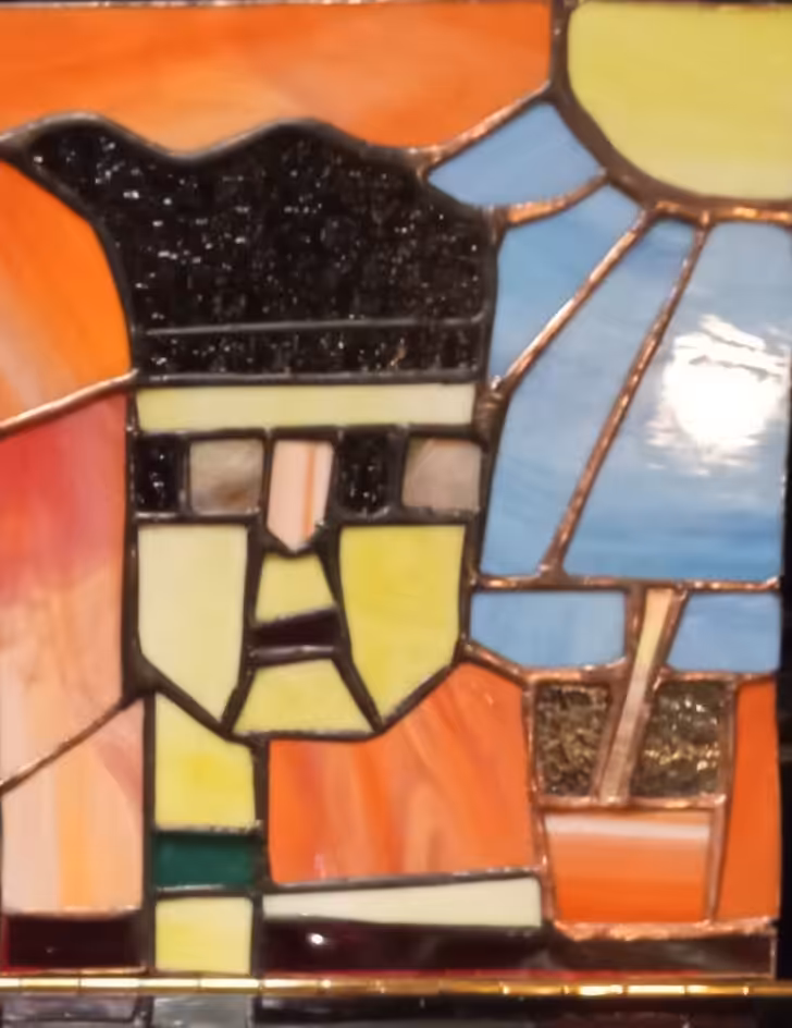 Stained glass Punkie 