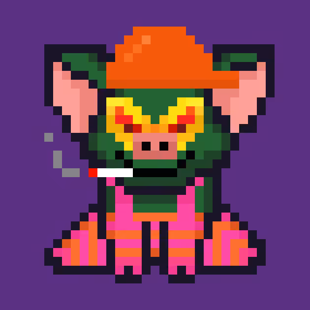 Punk Pig #01783