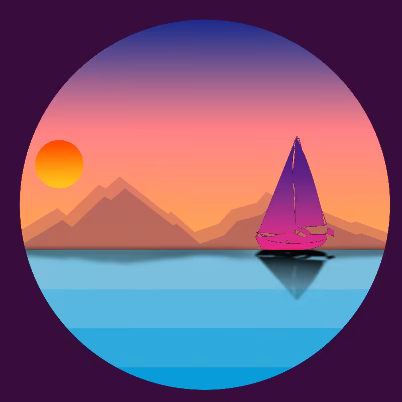Boat on the sea #6