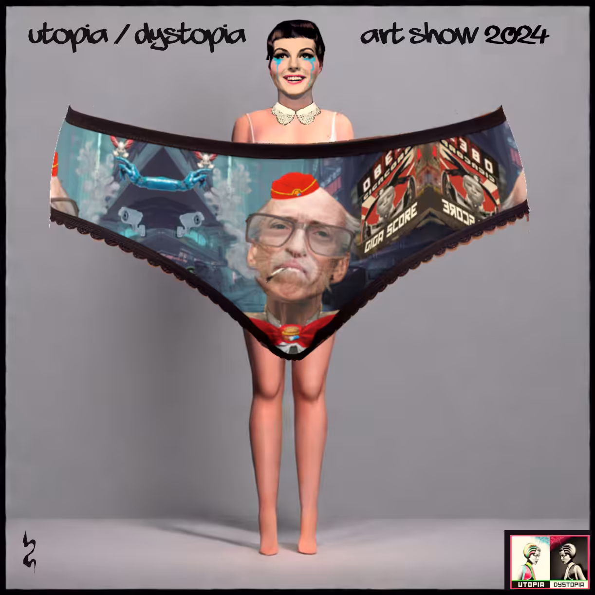 Utopia / Dystopia Art Show Poster (Degen Version)
