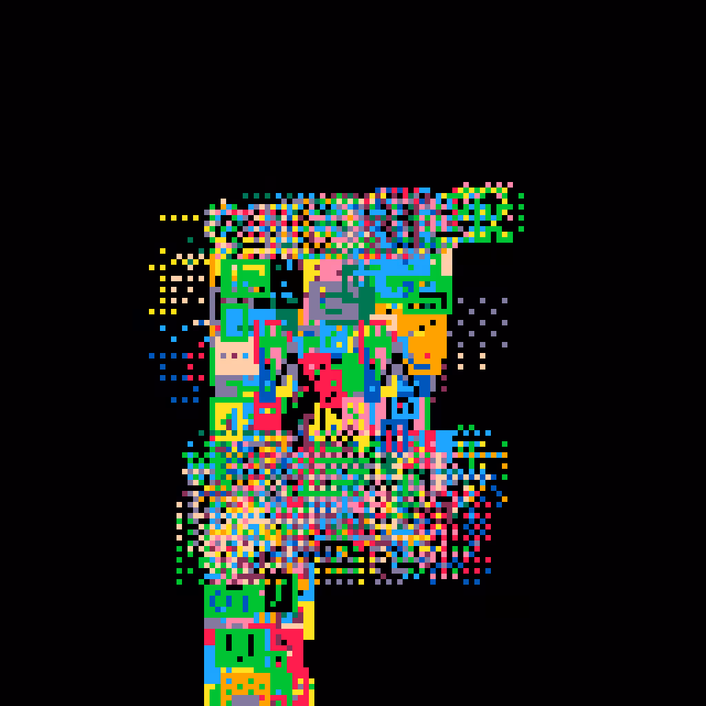 pico_punk_pfp 004 - "Rainbow Beard"