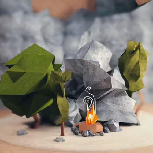 Camp fire