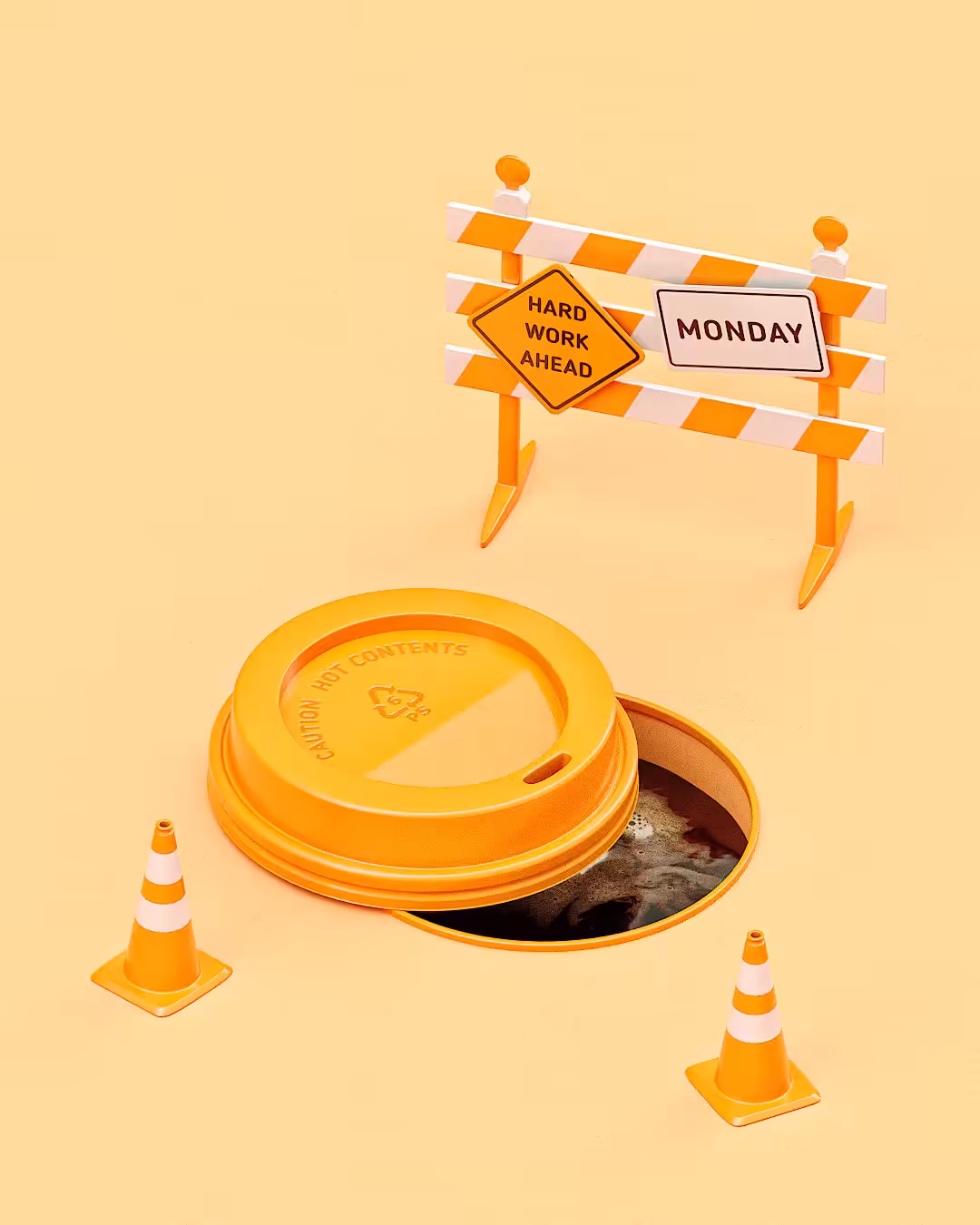 Caution! Monday ☕