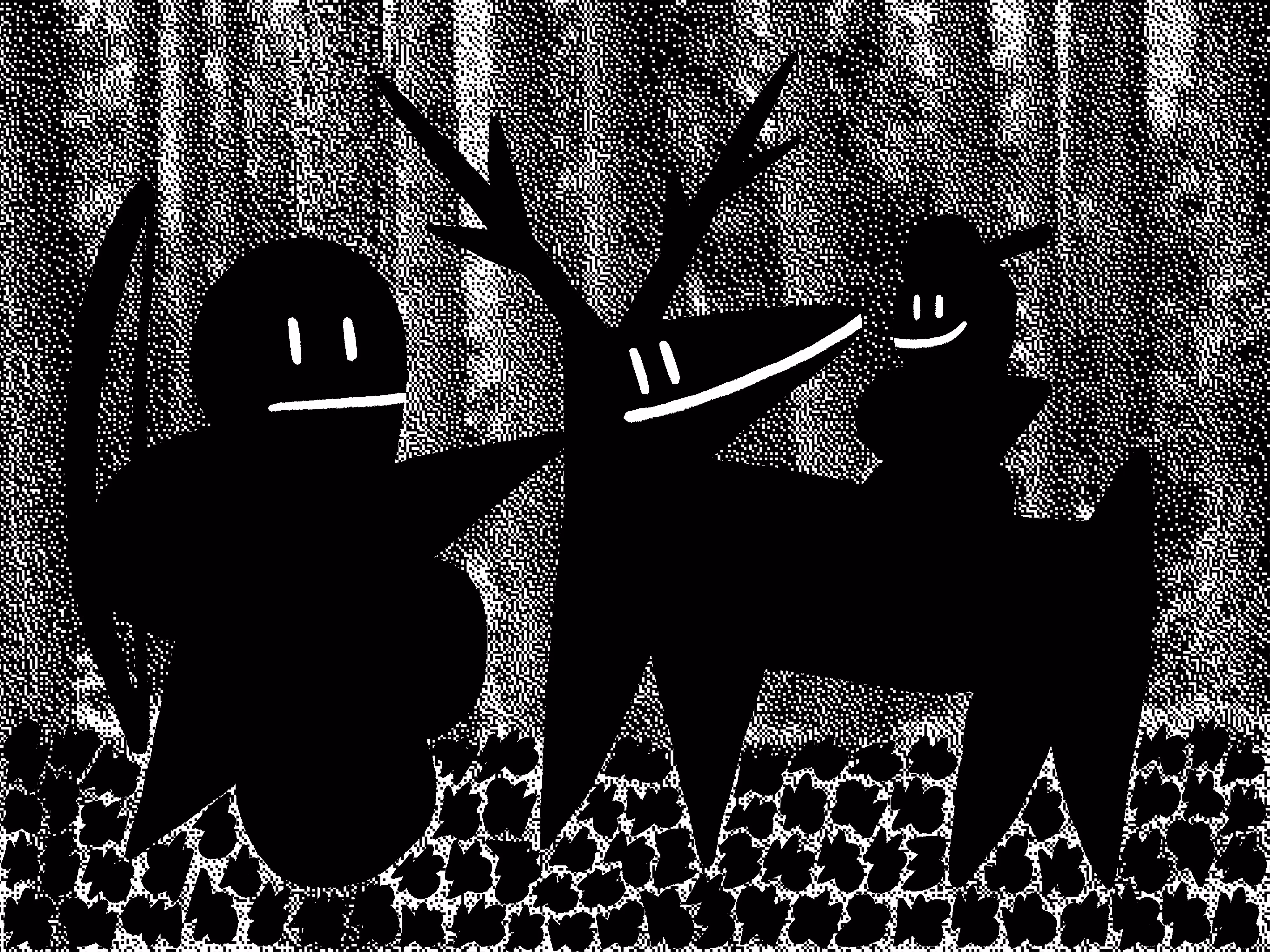 A Man, a Deer and a Child