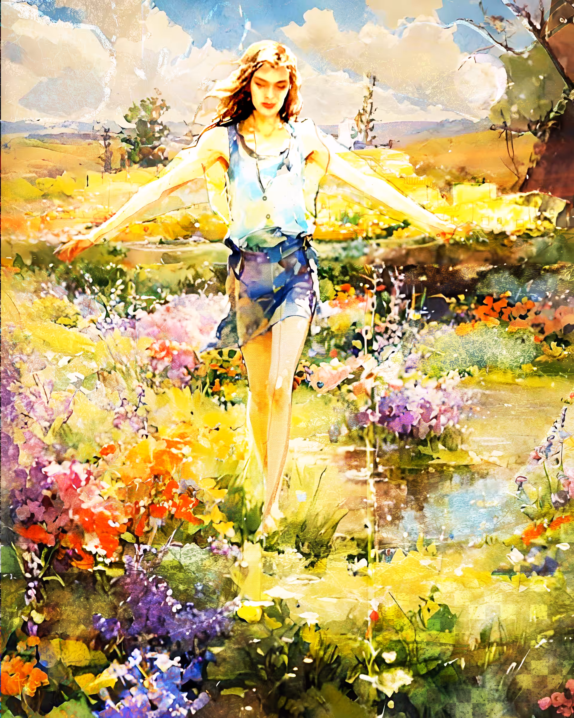 The Dancer. AI Remix #1