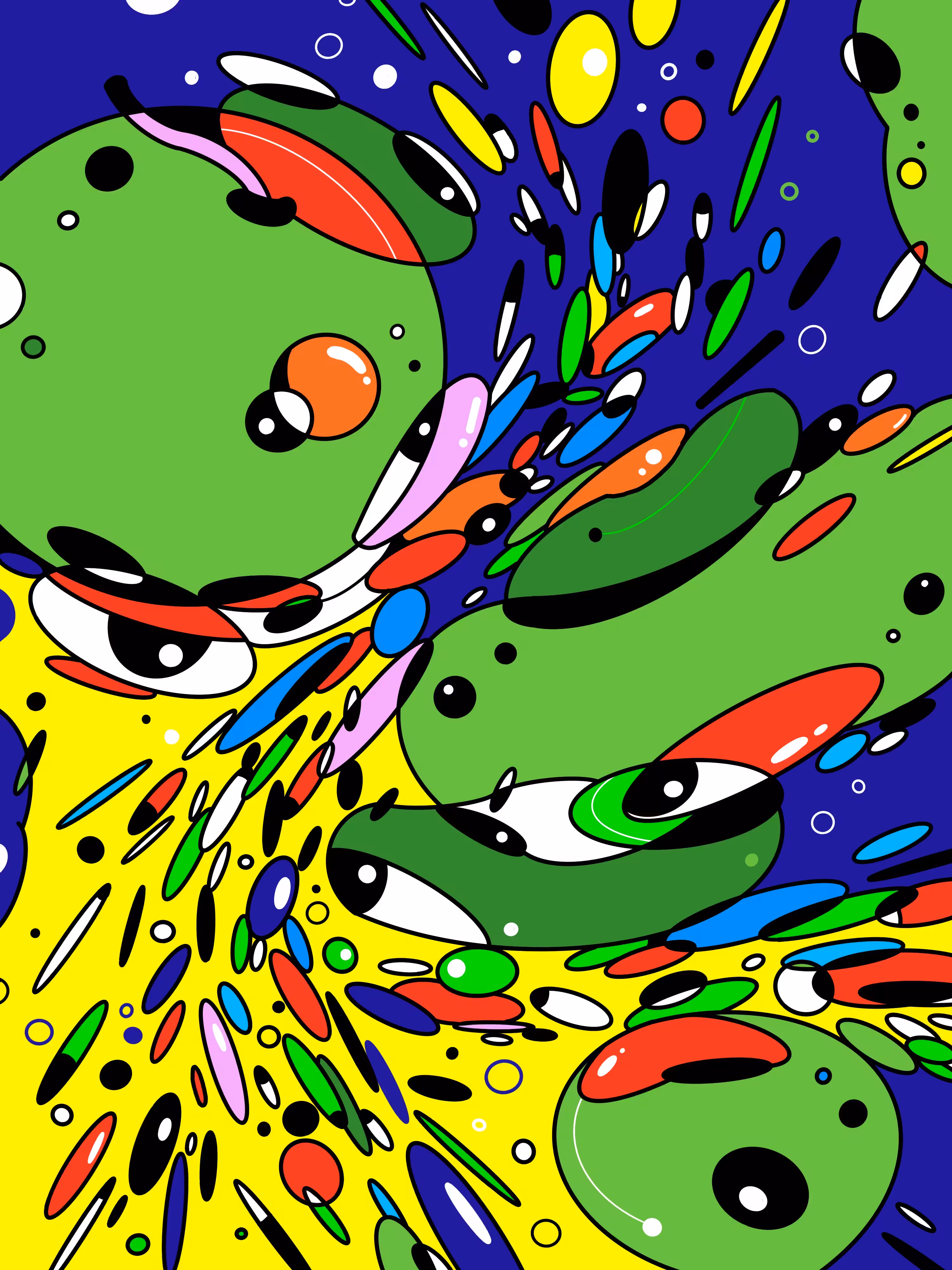 SPLATTER PEPE 03