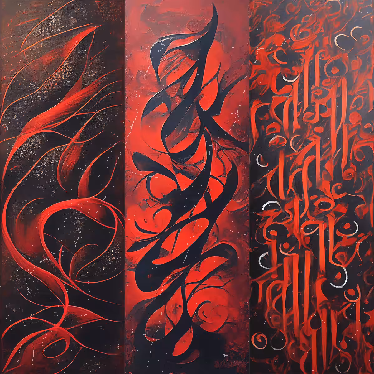 AI Red Calligraphy #2