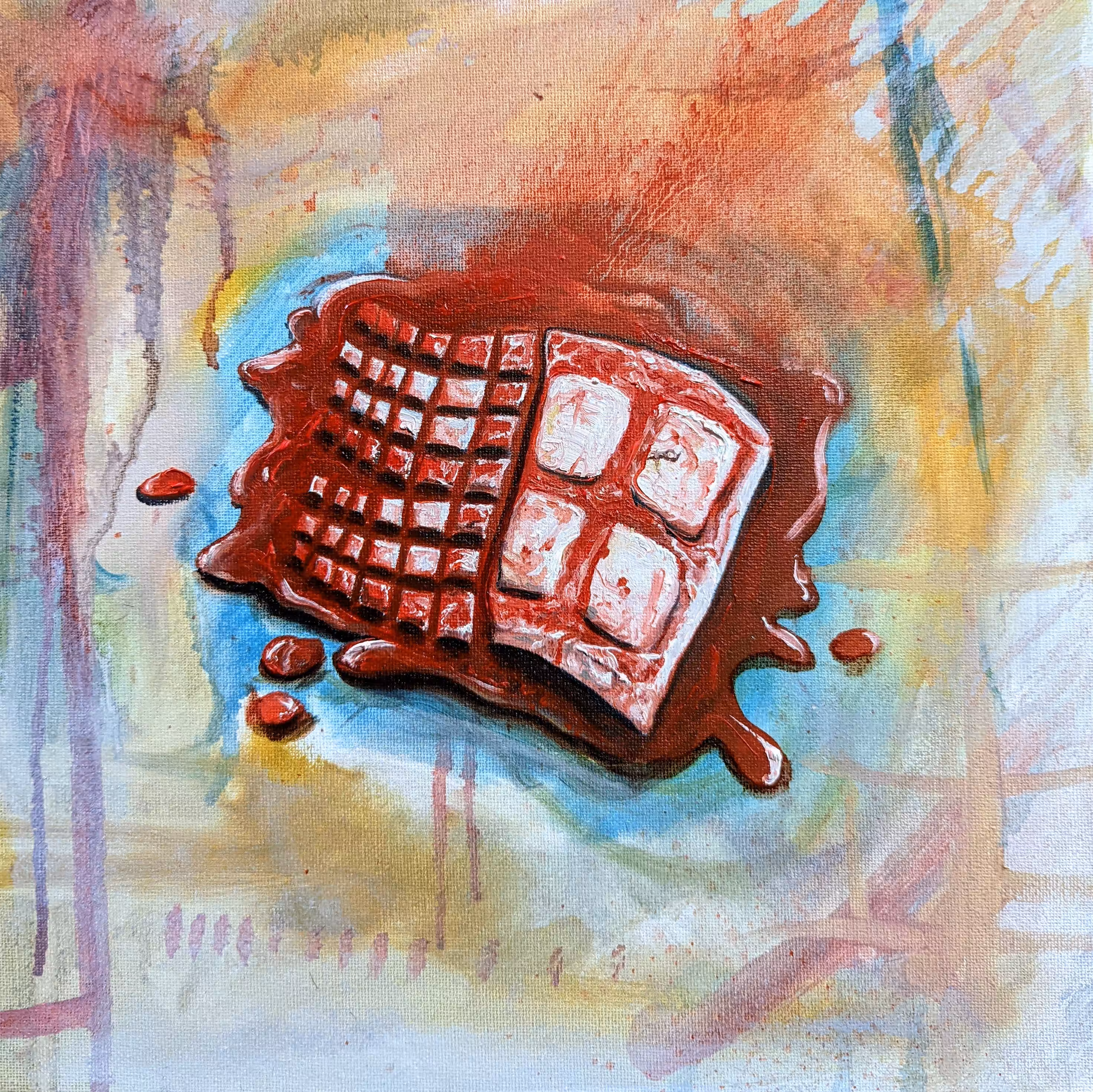 GATES. (+ PHYSICAL OIL PAINTING)