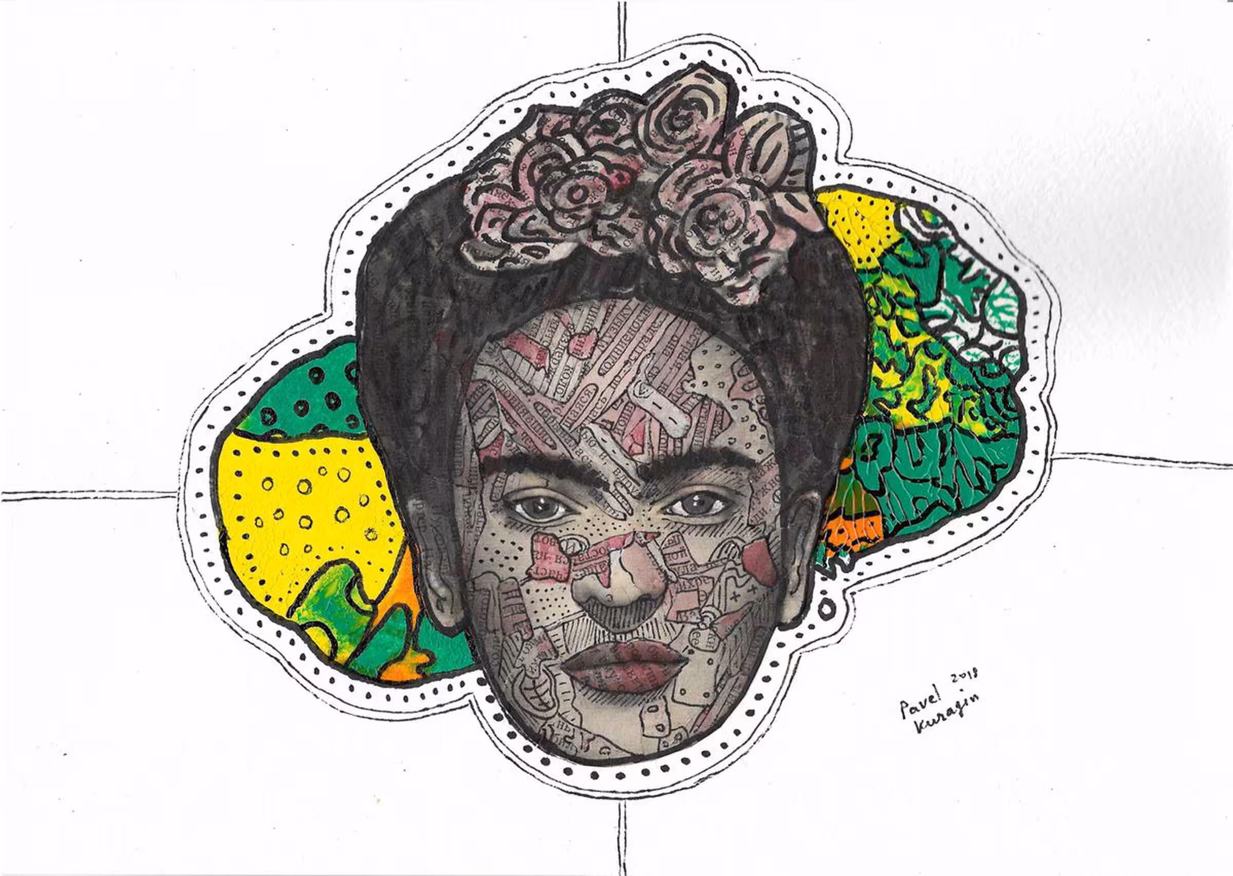 Portrait of Frida # 28