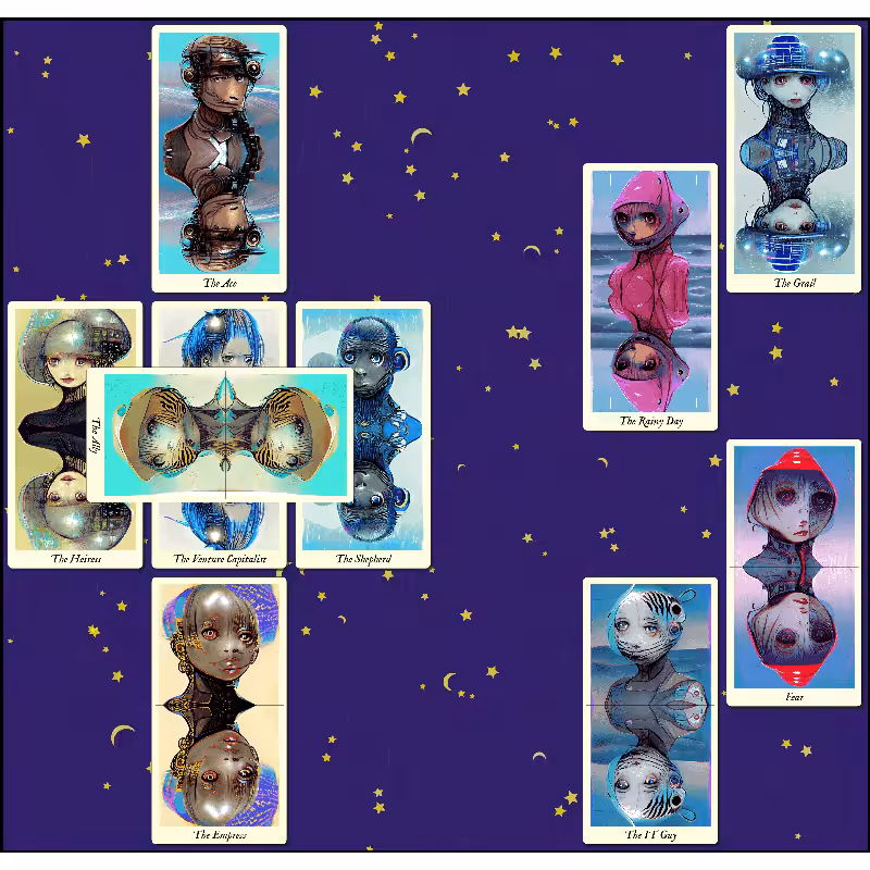 Reflexions - the fxhash tarot #37