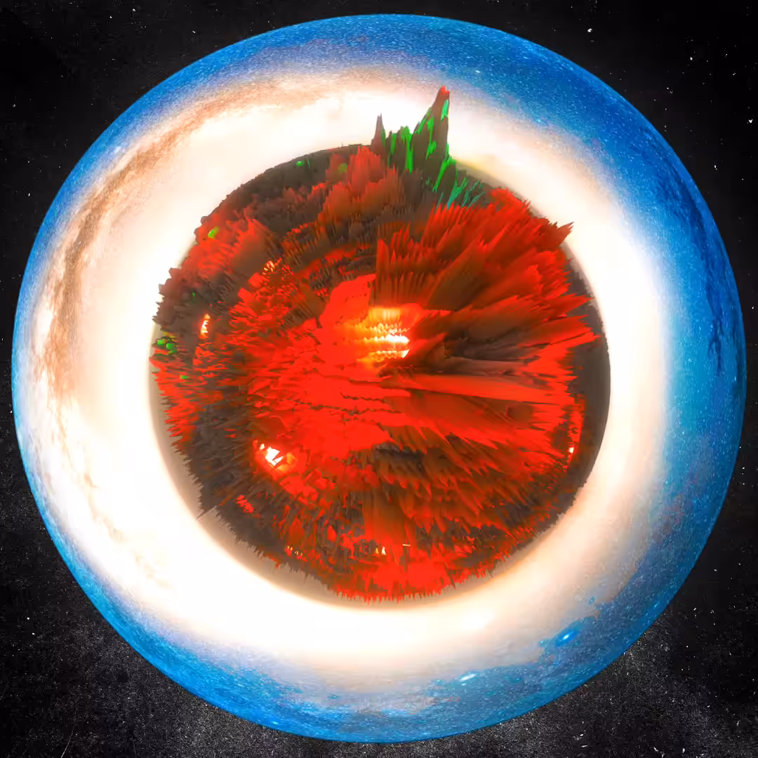 Crimson Tide (Generative Trippy Crystal)